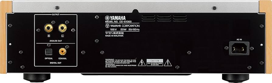ヤマハ CDプレーヤー RCA接続専用設計・SA-CD対応 シルバー CD-S1000(S) 6g7v4d0 Amazon.co.jp: YAMAHA SA-CD対応CDプレーヤー (シルバー) CD